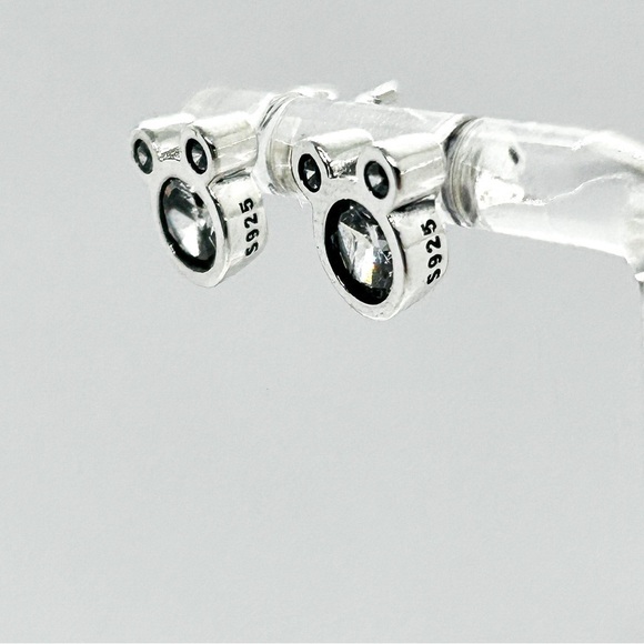 NWOT Sterling Silver Mickey mouse earrings studs - Picture 4 of 12